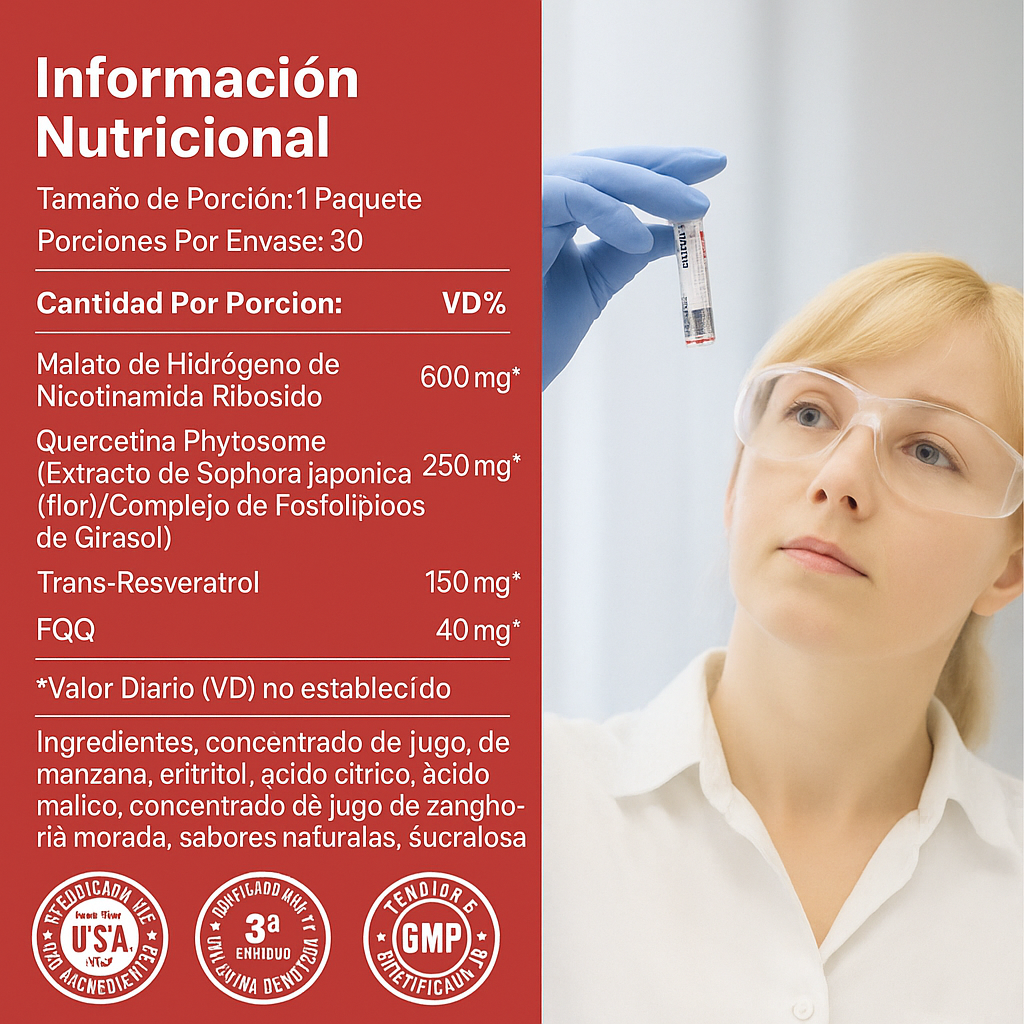 Zooone NAD+ Líquido Maxima Absorción